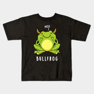 Bull Frog Cute Animal Frog Pun Kids T-Shirt